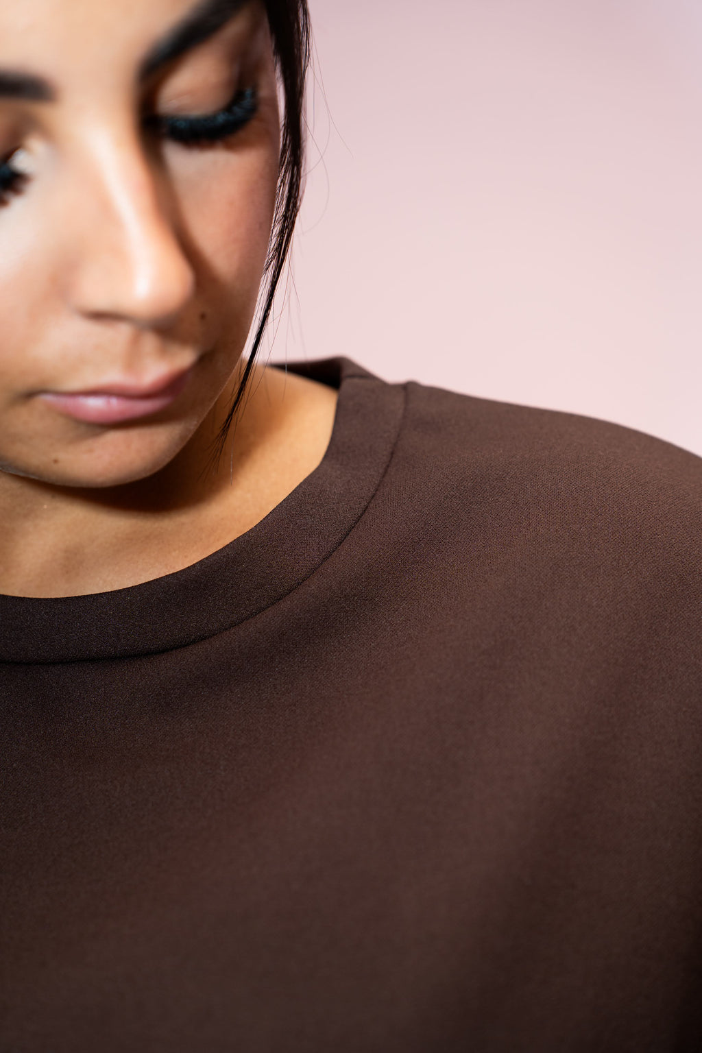 Felpa Crop Semplice