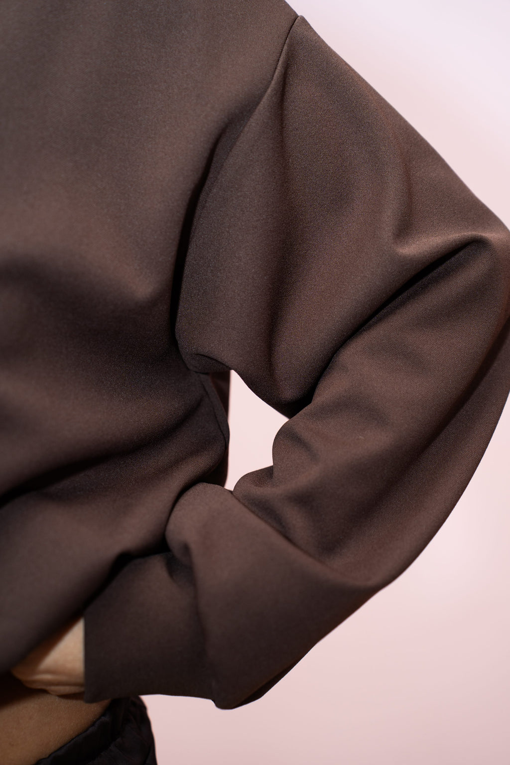Felpa Crop Semplice