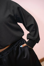 Felpa Crop Semplice
