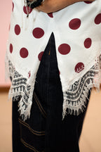 Maglia Pois con Pizzo