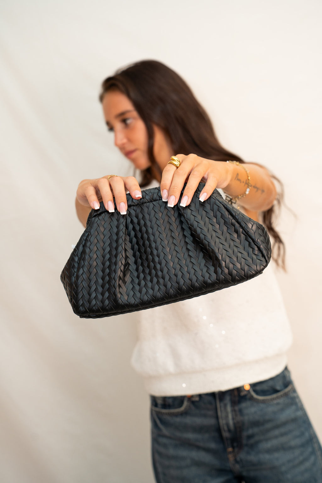 Bag Clutch Intrecciata