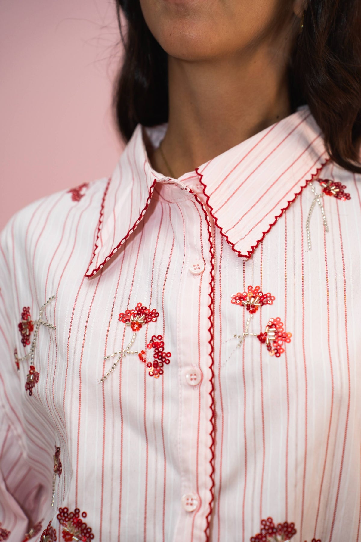 Camicia Ricamata