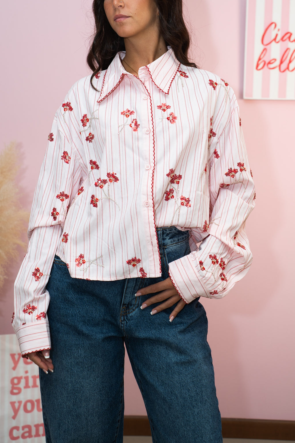Camicia Ricamata