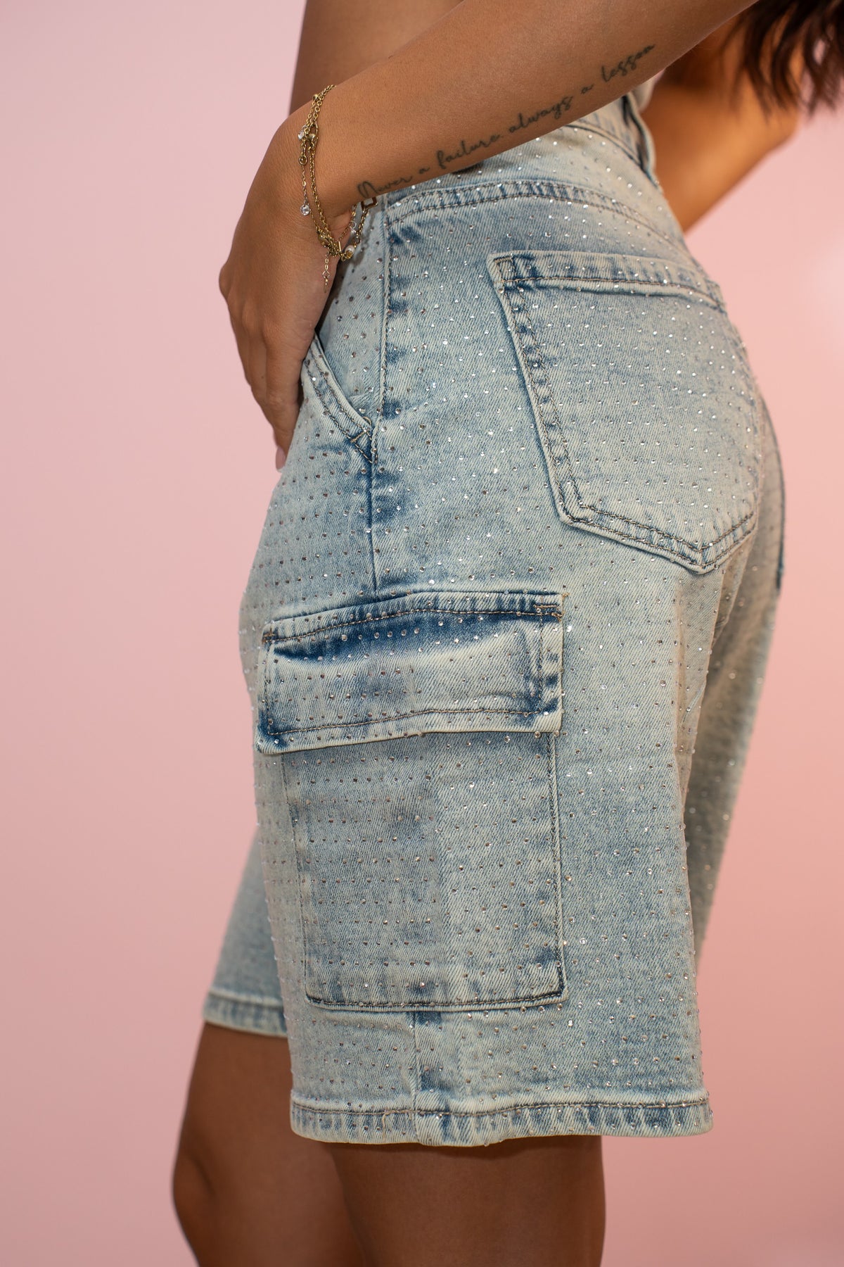 Jeans short baggy