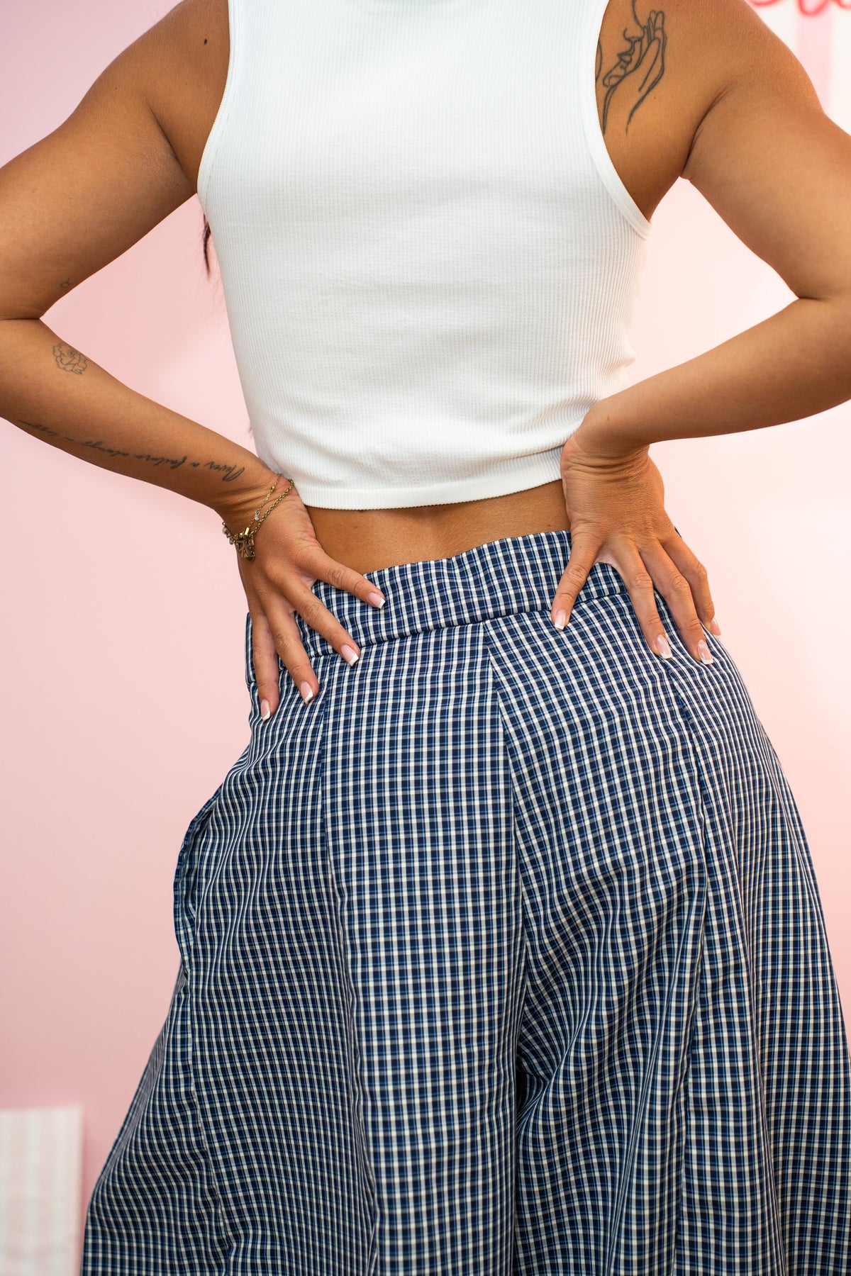 Pantalone Blue Square