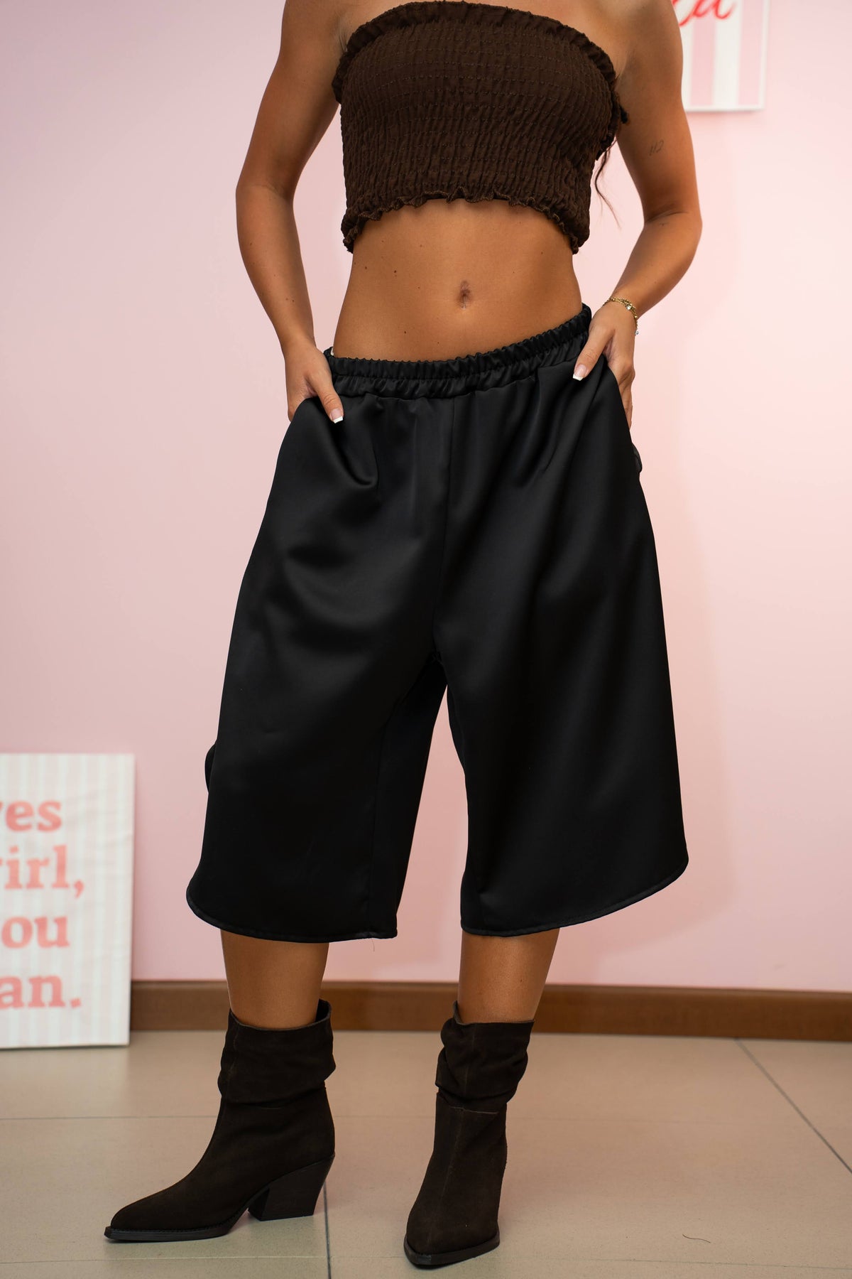 Pantalone in seta