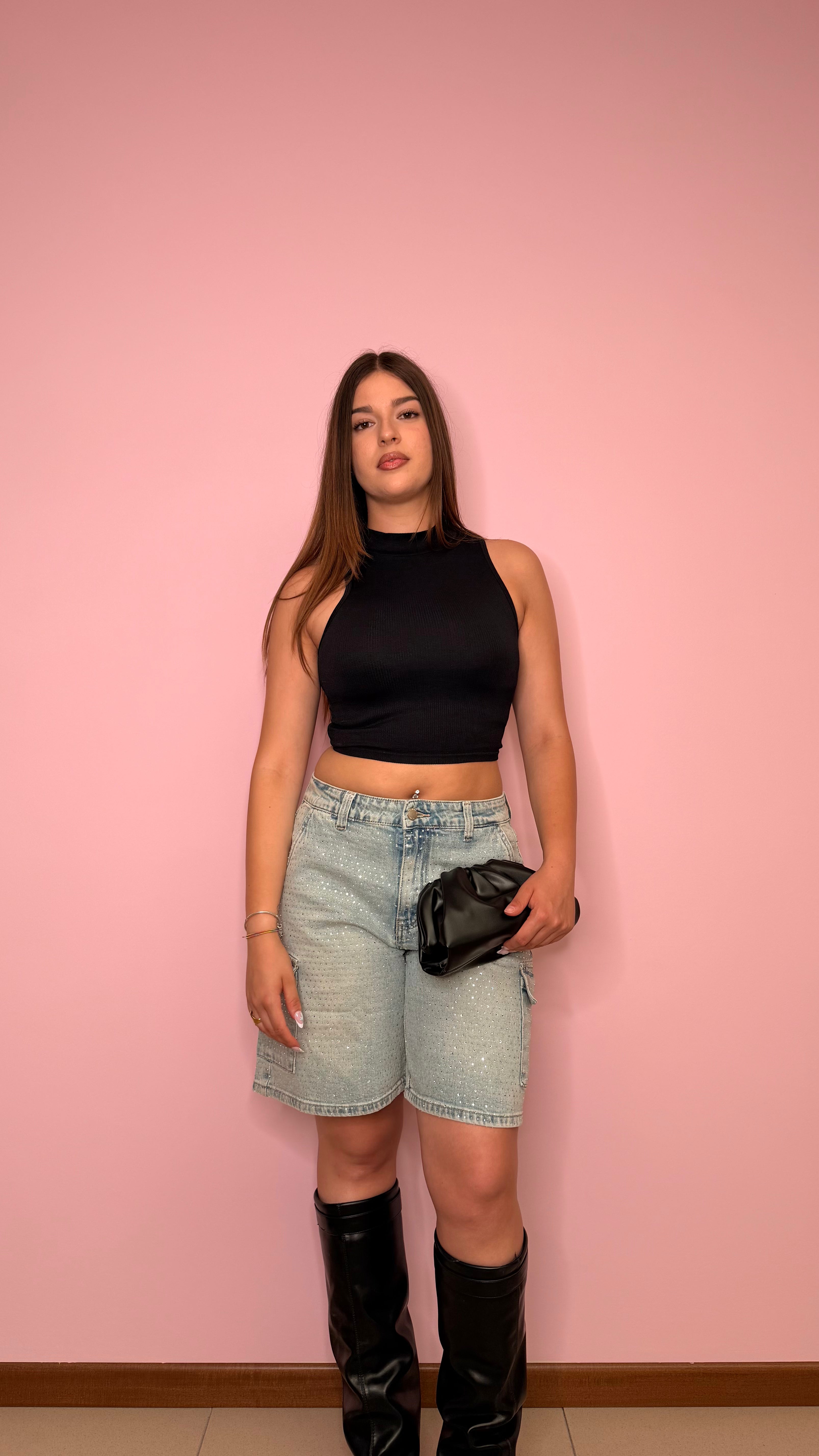 JEANS SHORT BAGGY
